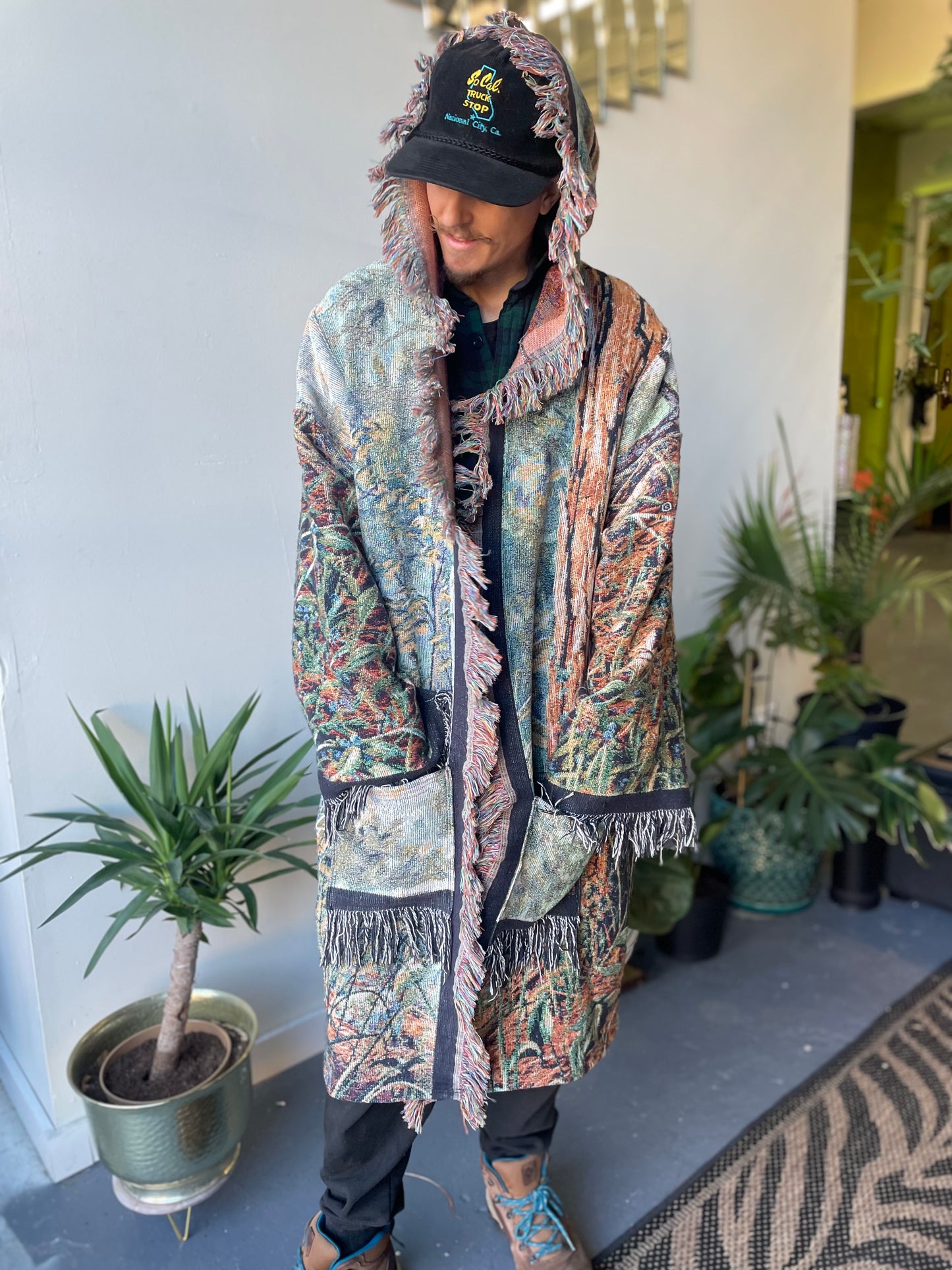 Bear Tapestry Coat 2x/3x