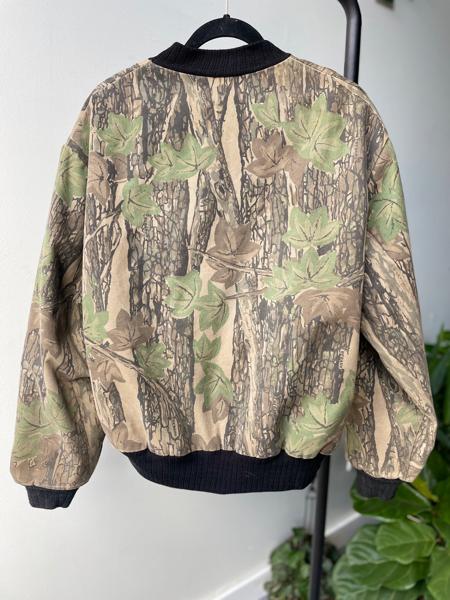 Vintage Camo Bomber Jacket