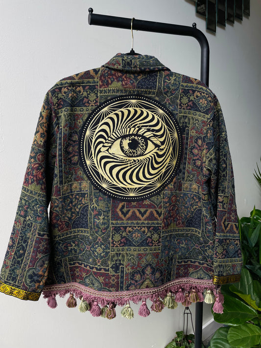 Eyeball Tapestry Jacket Medium