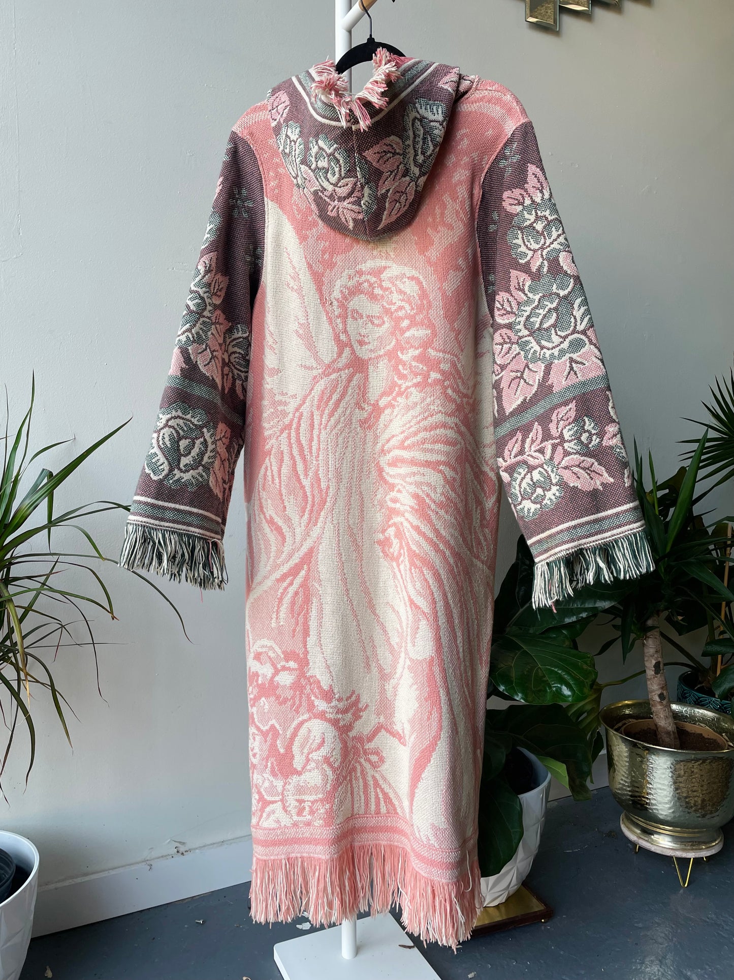 Angel Tapestry Blanket Coat Small/Medium