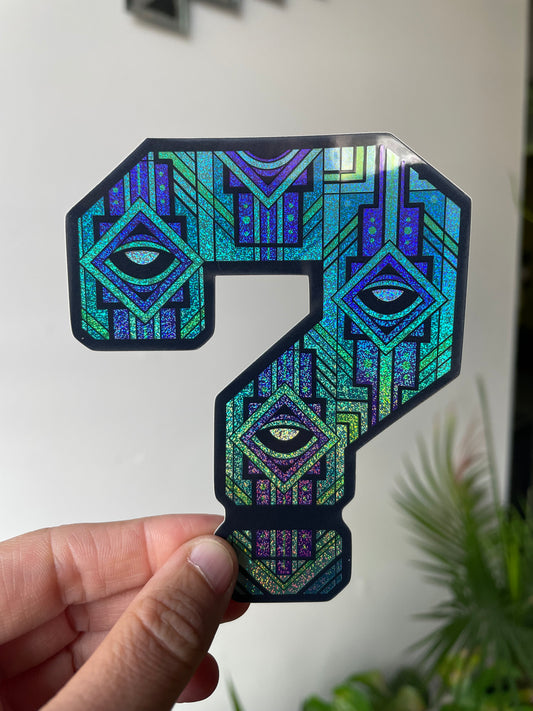 Tipper Glitter Holographic Sticker