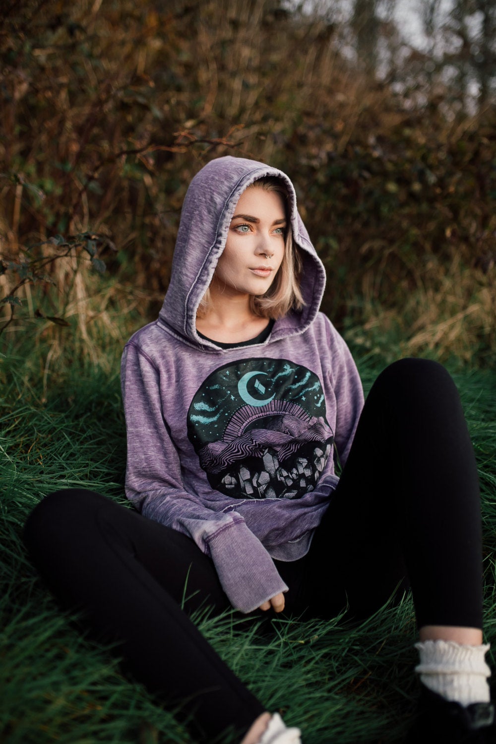 Purple discount crystal hoodie